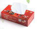 PMS Custom Tissue Box Printing Paper Box 300 Gramm Recycling-Rot