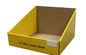 Litho CMYK Individuell bedruckte Ausstellungsboxen Tonbeschichtetes Papier Gelb